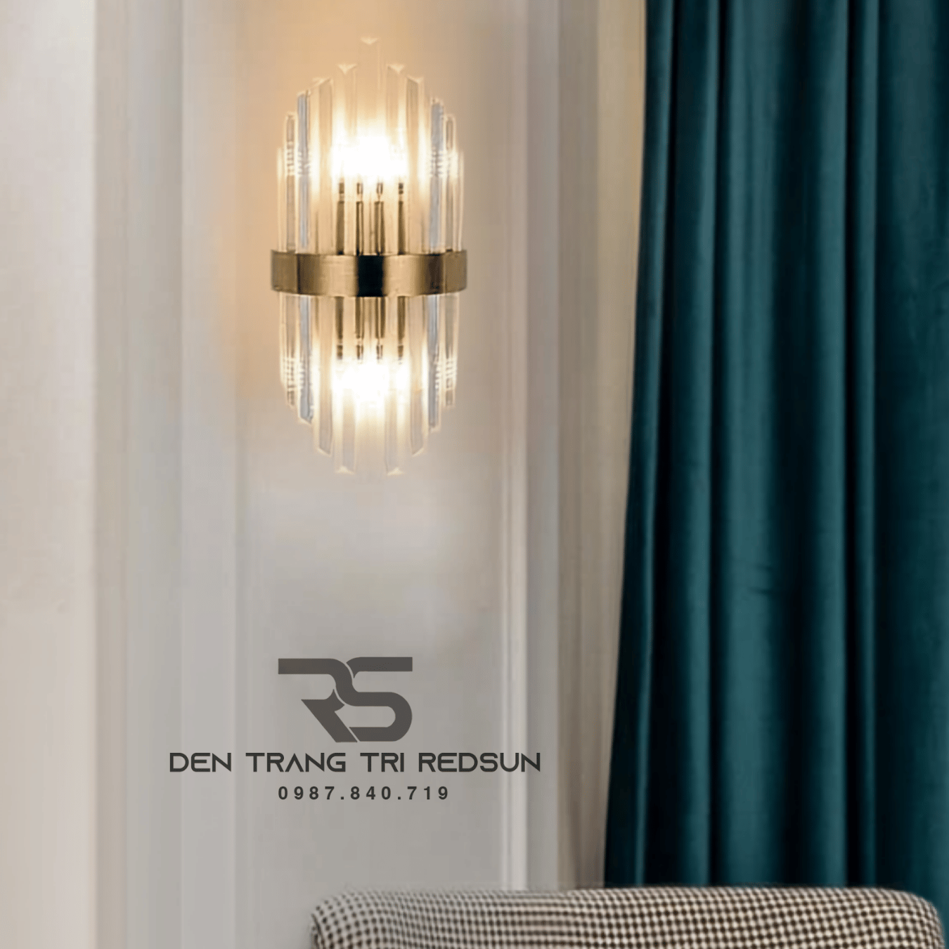 Đèn Tường Pha Lê Trang Trí Phòng Khách, Phòng Ngủ, Phòng Ăn Hiện Đại DT-C6717