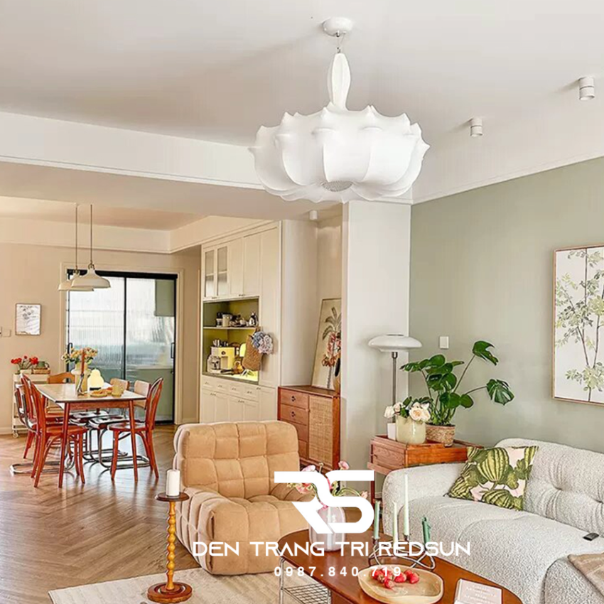 Đèn Chùm Phòng Khách Phong Cách Nhật Bản Wabi-sabi DC-T088