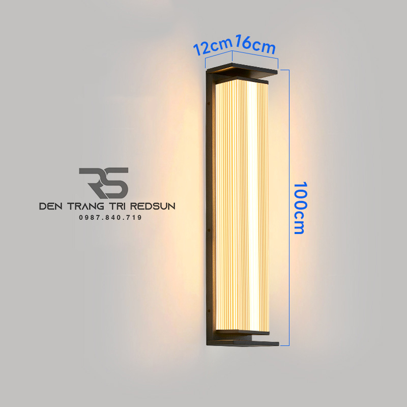 Đèn Tường Chống Nước Trang Trí Ngoài Trời Nhà Hàng, Khách Sạn, Biệt Thự, Nhà Ở DTOD-001