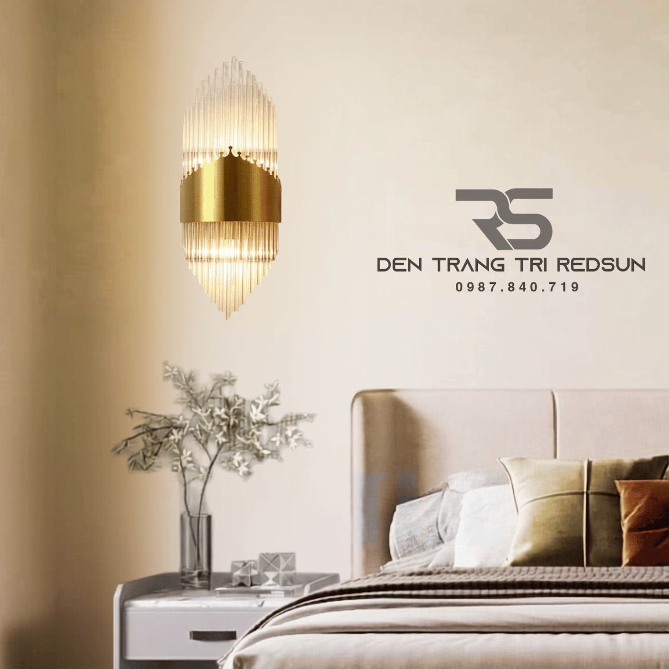 Đèn Tường Pha Lê Trang Trí Phòng Khách, Phòng Ngủ, Phòng Ăn Hiện Đại DT-C637