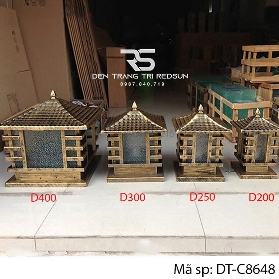 Đèn Trụ Cổng Chất Liệu Hợp Kim Lắp Ngoài Trời DT-C8648