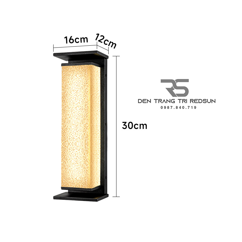 Đèn Tường Chống Nước Trang Trí Ngoài Trời Nhà Hàng, Khách Sạn, Biệt Thự, Nhà Ở DTOD-002