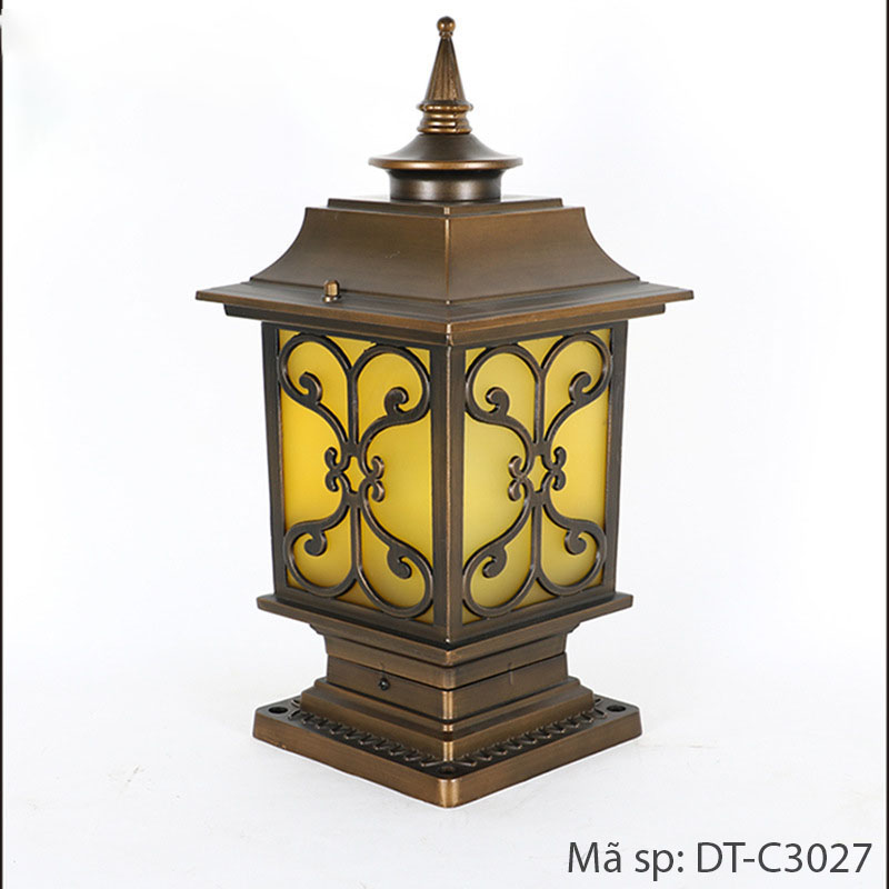 Đèn Trụ Cổng Chất Liệu Hợp Kim Lắp Ngoài Trời DT-C3027