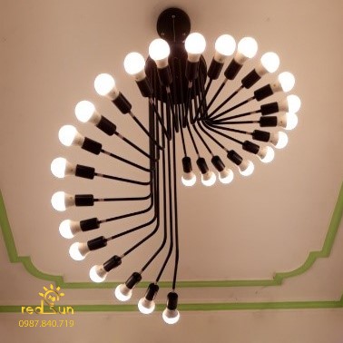 Đèn chùm hiện đại dáng xoáy DC-L027