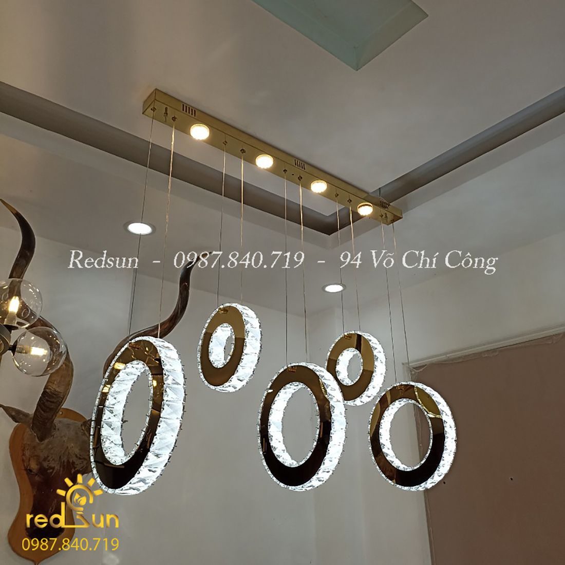 Đèn thả nhiều vòng PL 5 vòng