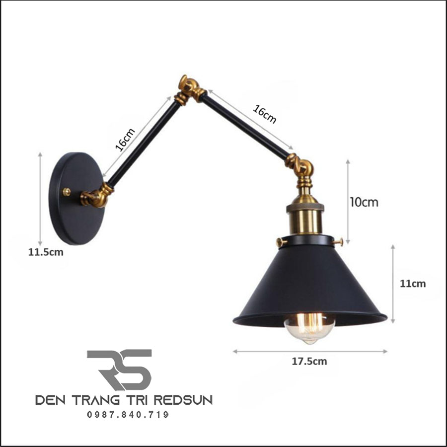 Đèn Tường Trang Trí Phòng Khách, Phòng Ngủ, Cầu Thang Phong Cách Bắc Âu DT1221