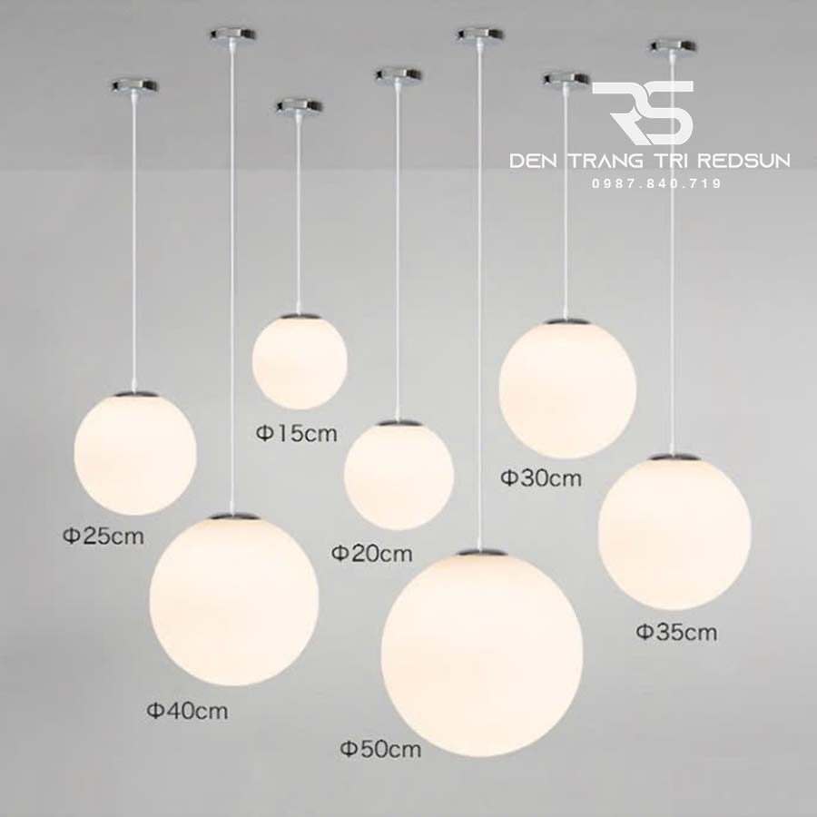 Đèn Thả Trần Hiện Đại Bắc Âu Chất Liệu Thuỷ Tinh Hình Cầu CDT-T066