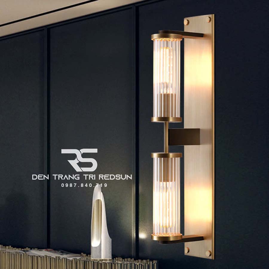 Đèn Tường Trang Trí Phòng Khách, Phòng Ngủ, Cầu Thang Phong Cách Bắc Âu Chất Liệu Pha Lê DTP-009