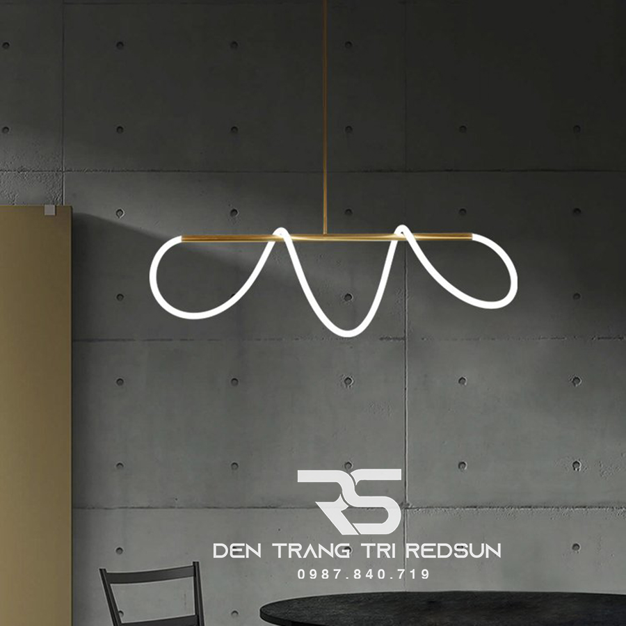 Đèn Thả Bàn Ăn Hiện Đại Bắc Âu LED Ống Xoắn DC-L053