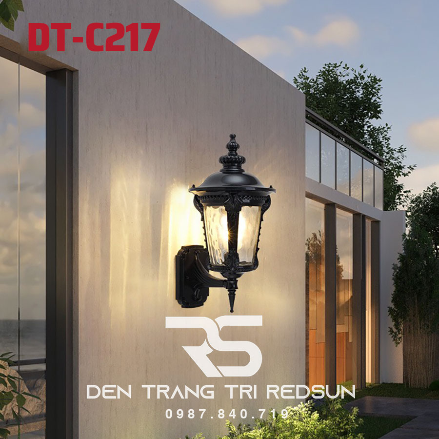 Đèn Tường Chùa Hợp Kim Lắp Ngoài Trời DT-C217