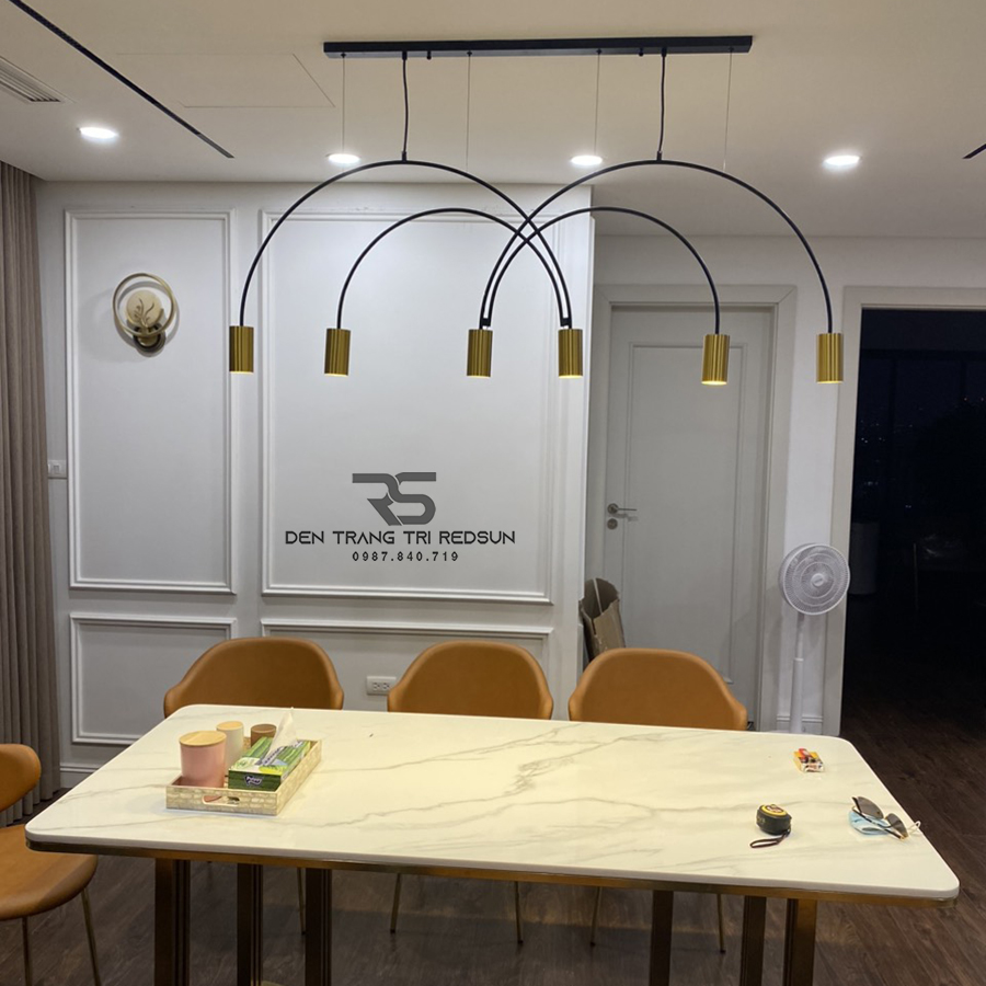 Đèn Thả Bàn Ăn Hiện Đại Bắc Âu Cánh Cung DC-T072