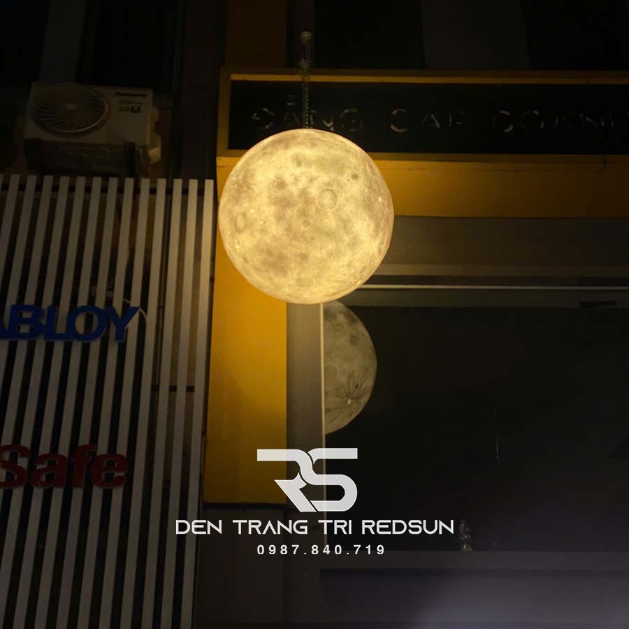 Đèn Mặt Trăng Siêu To Khổng Lồ 3D Lắp Trang Trí Ngoài Trời DC-T109