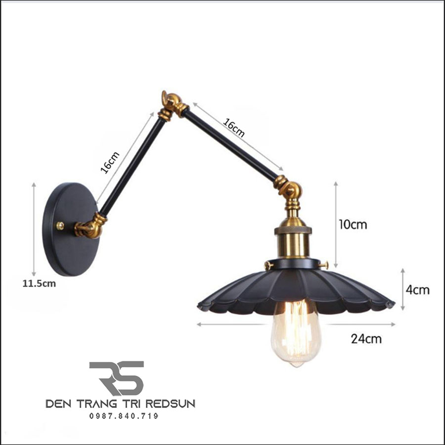 Đèn Tường Trang Trí Phòng Khách, Phòng Ngủ, Cầu Thang Phong Cách Bắc Âu DT1220