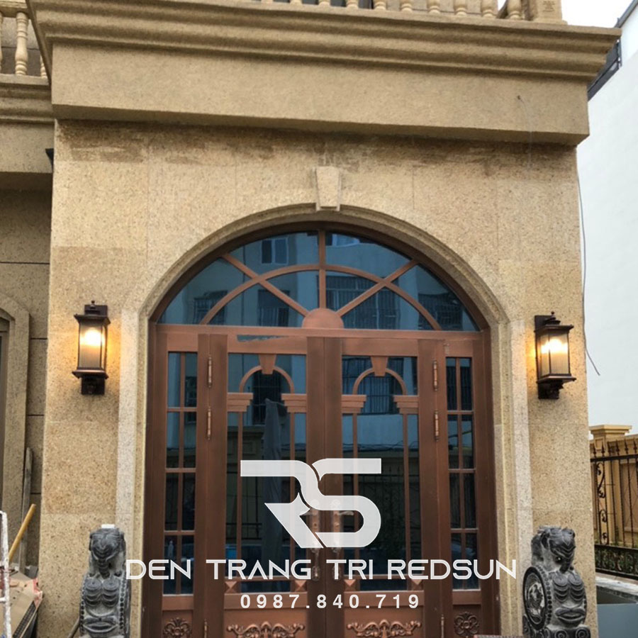 Đèn Tường Chùa Hợp Kim Lắp Ngoài Trời DT-C0307