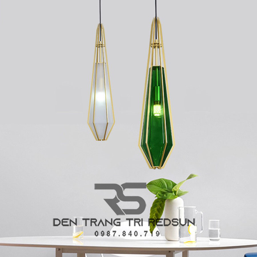 Đèn Thả Bàn Ăn Hiện Đại Phong Cách Bắc Âu Choá Thuỷ Tinh CDT-T006