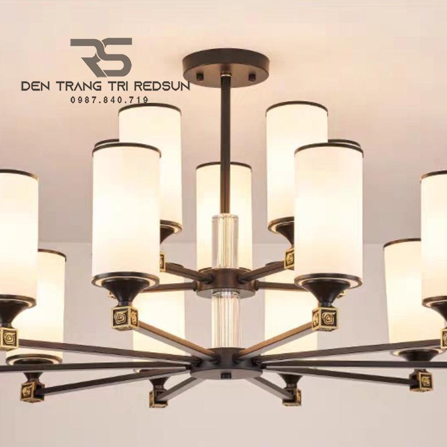 Đèn Chùm Phòng Khách Phong Cách Indochine IDC-013