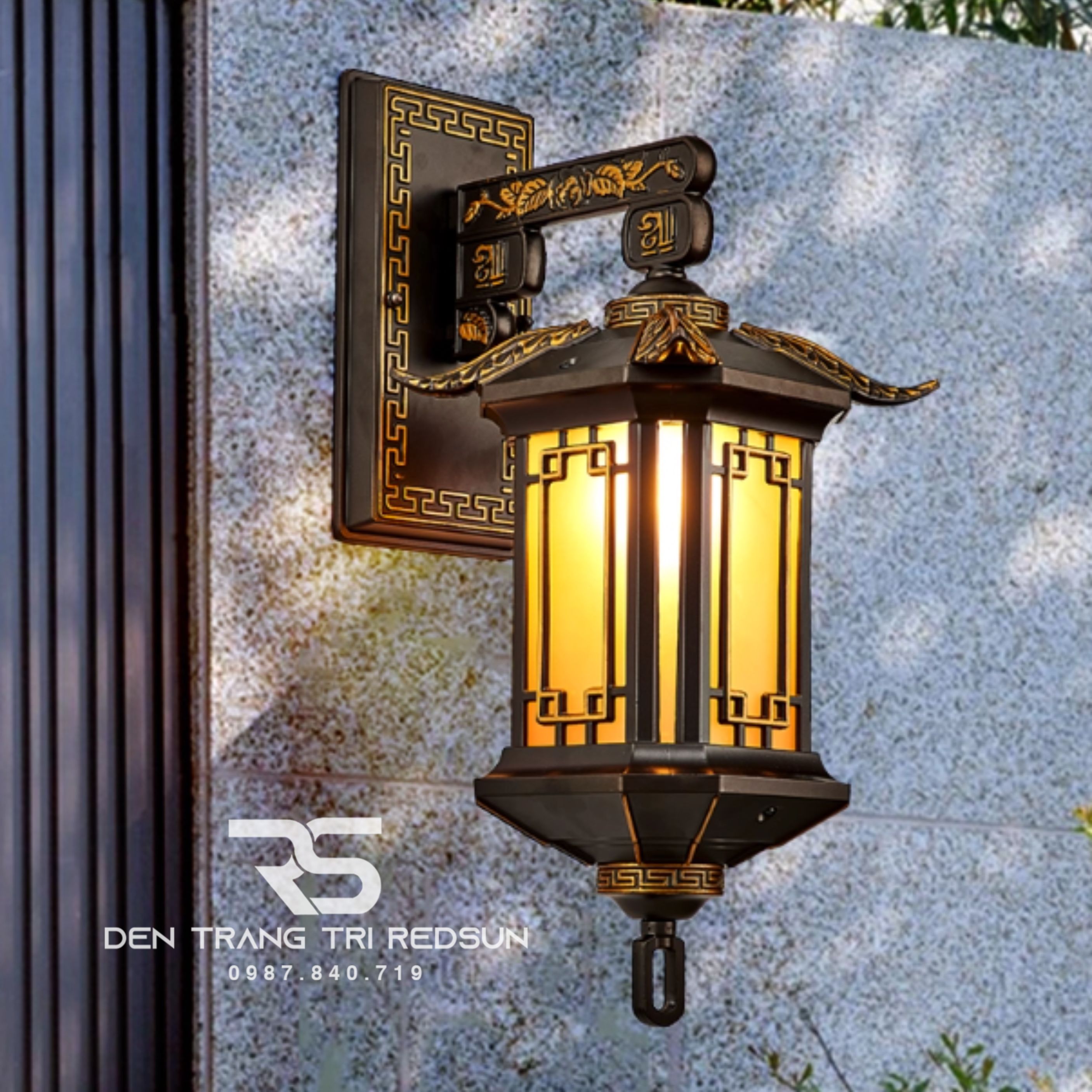 Đèn Tường Chùa Hợp Kim Lắp Ngoài Trời DT-C995