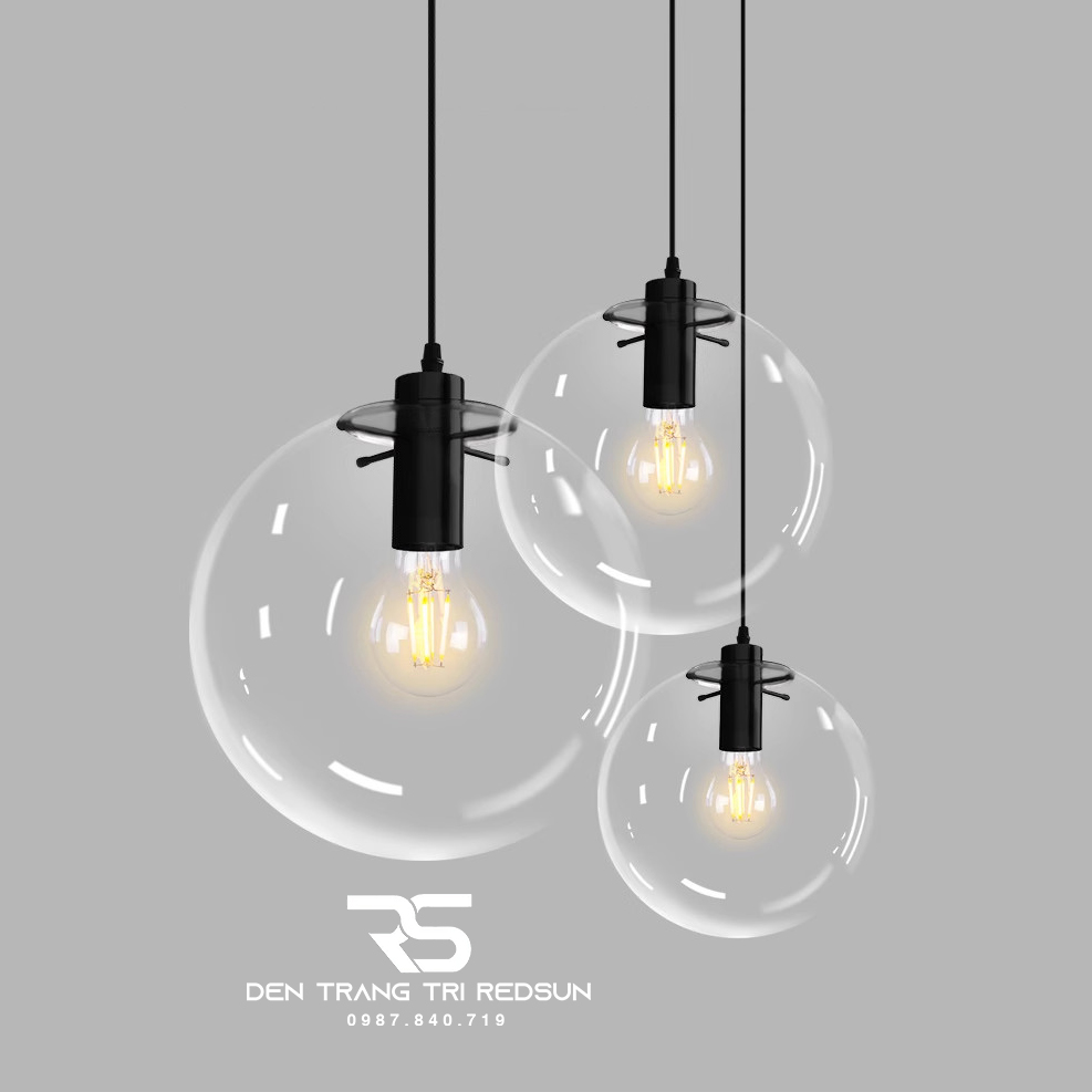 Đèn Thả Trần Hiện Đại Phong Cách Bắc Âu Chóa Thủy Tinh CDT-L006
