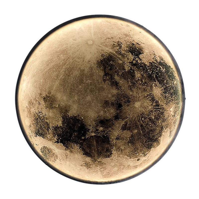 Đèn Gắn Tường, Ốp Trần Trang Trí Phòng Khách, Phòng Ngủ, Cầu Thang Phong Cách Bắc Âu Hình Mặt Trăng DT-110