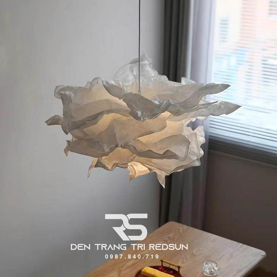 Đèn Thả Phòng Khách, Phòng Ăn, Phòng Ngủ Hiện Đại Hình Hoa Chất Liệu Giấy CDT-1061