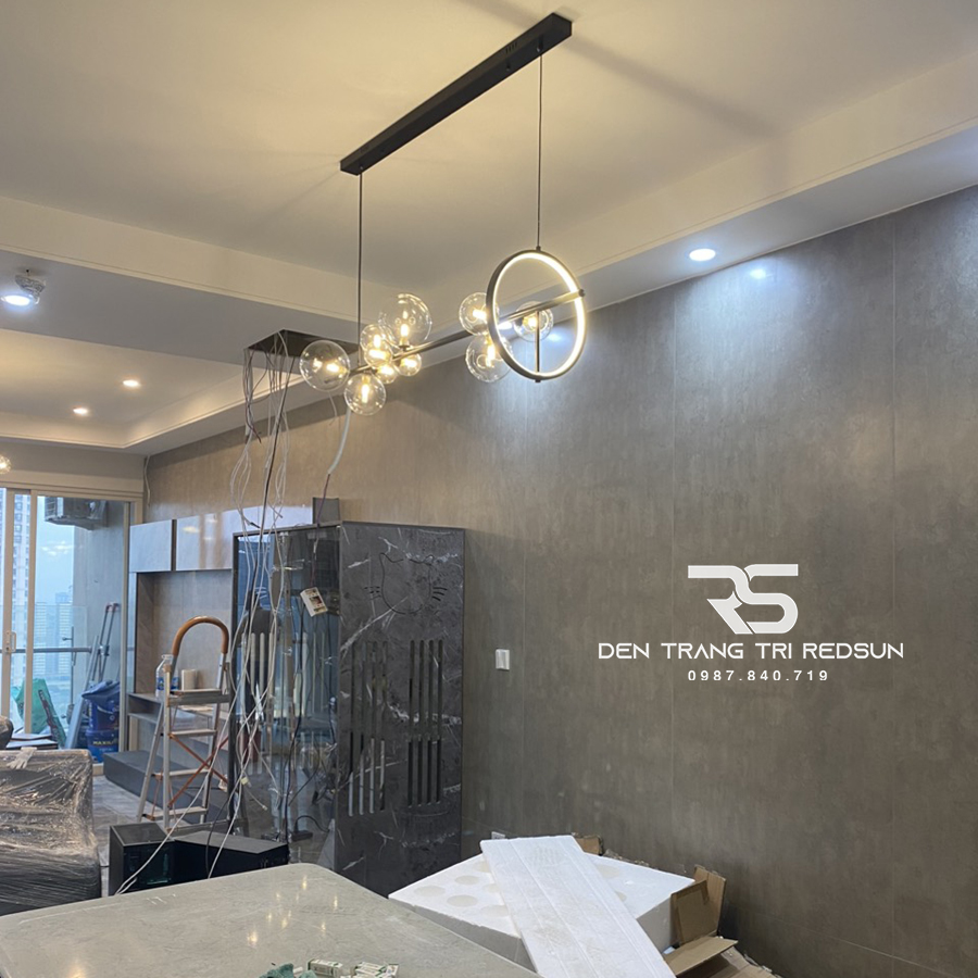 Đèn Thả Bàn Ăn Hiện Đại Phong Cách Bắc Âu Choá Thuỷ Tinh DC-L035