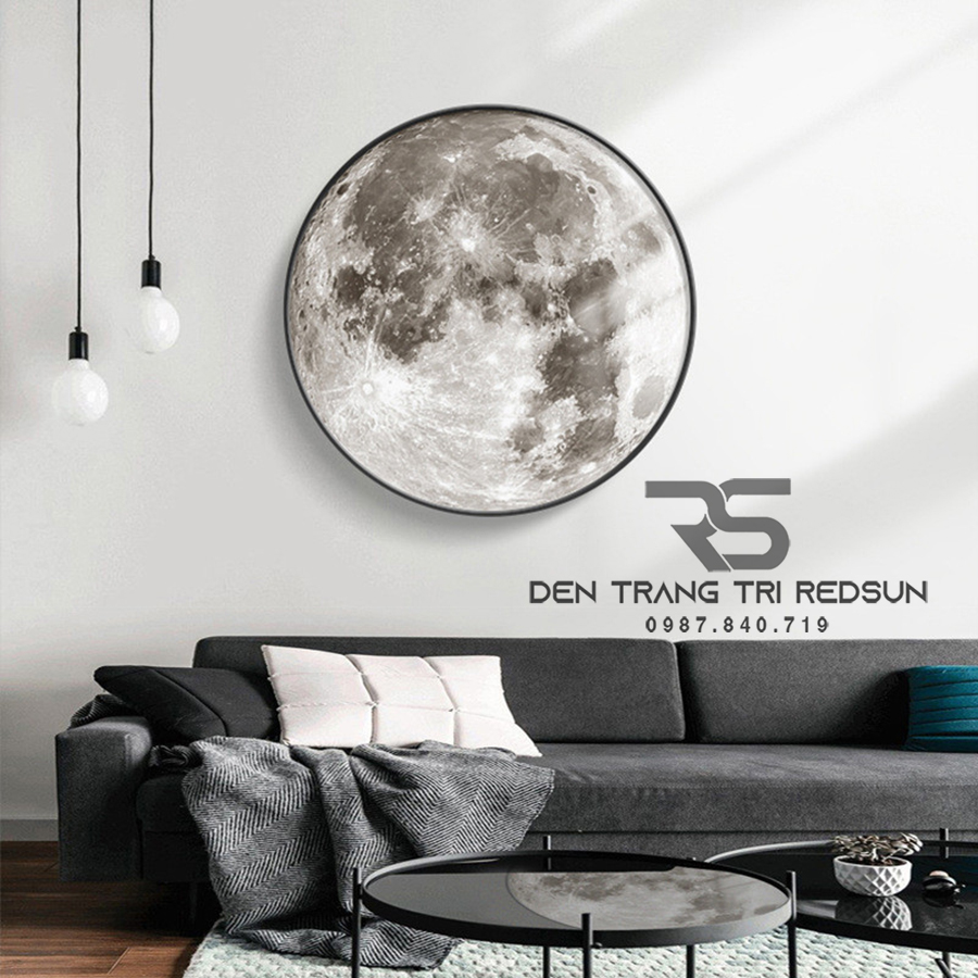 Đèn Gắn Tường, Ốp Trần Trang Trí Phòng Khách, Phòng Ngủ, Cầu Thang Phong Cách Bắc Âu Hình Mặt Trăng DT-110