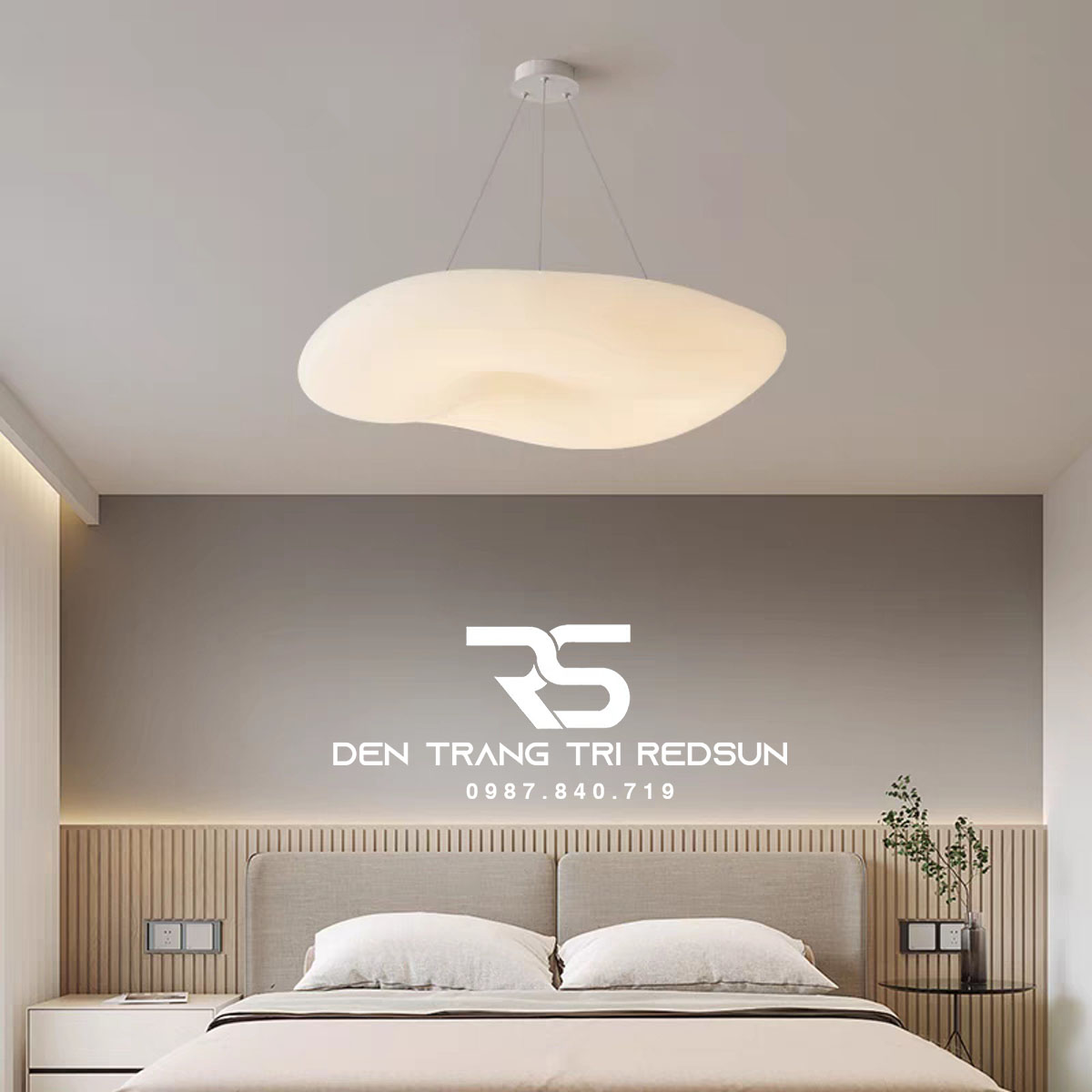 Đèn Thả Trần Phòng Khách Hiện Đại Đám Mây Phong Cách Bắc Âu DC-1029