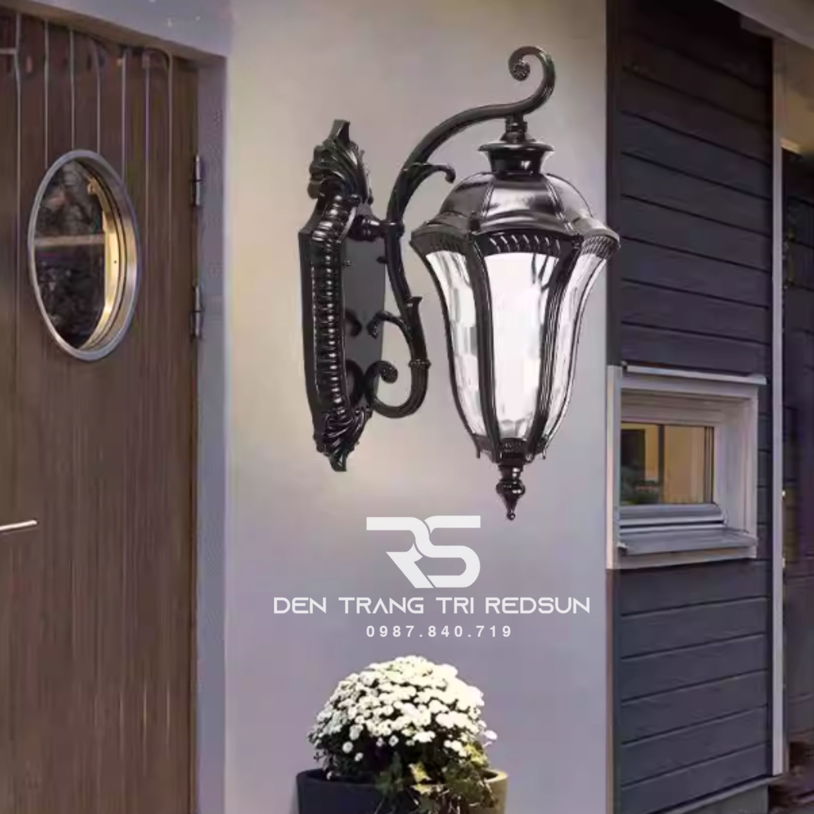 Đèn Tường Chùa Hợp Kim Lắp Ngoài Trời DT-C0119