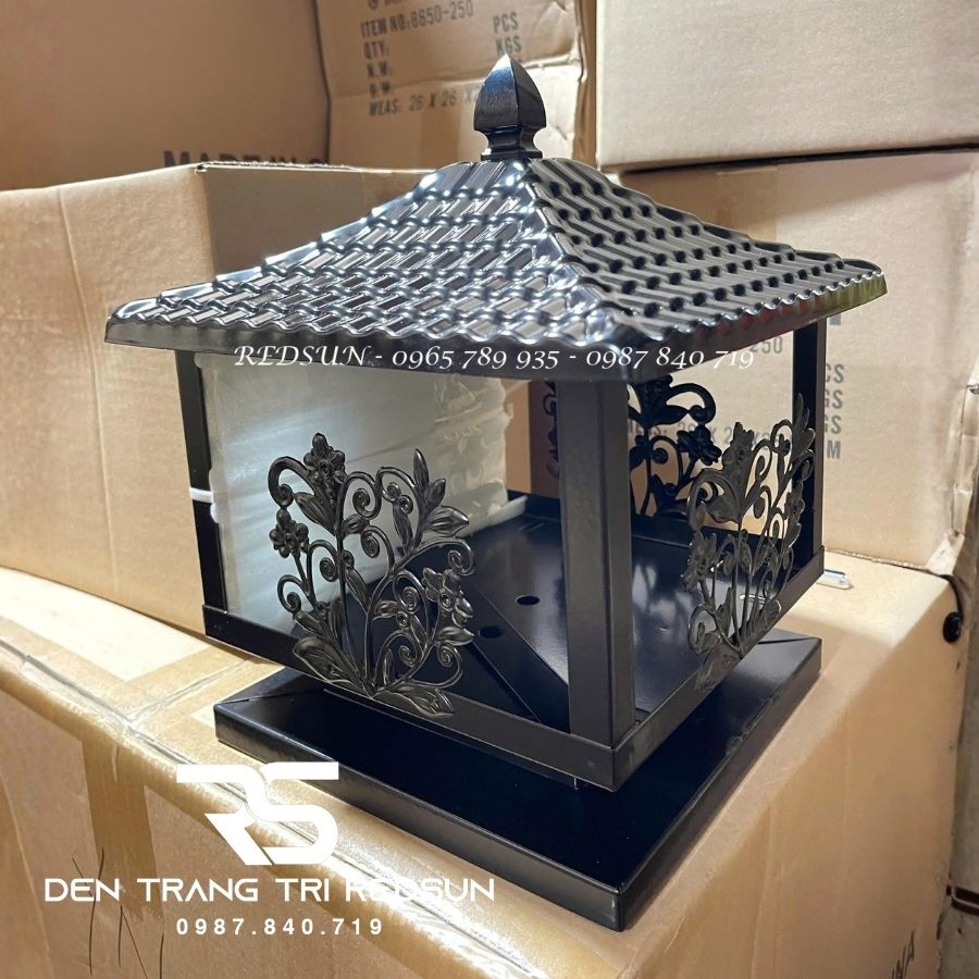 Đèn Trụ Cổng Chất Liệu Hợp Kim Lắp Ngoài Trời DT-C8650