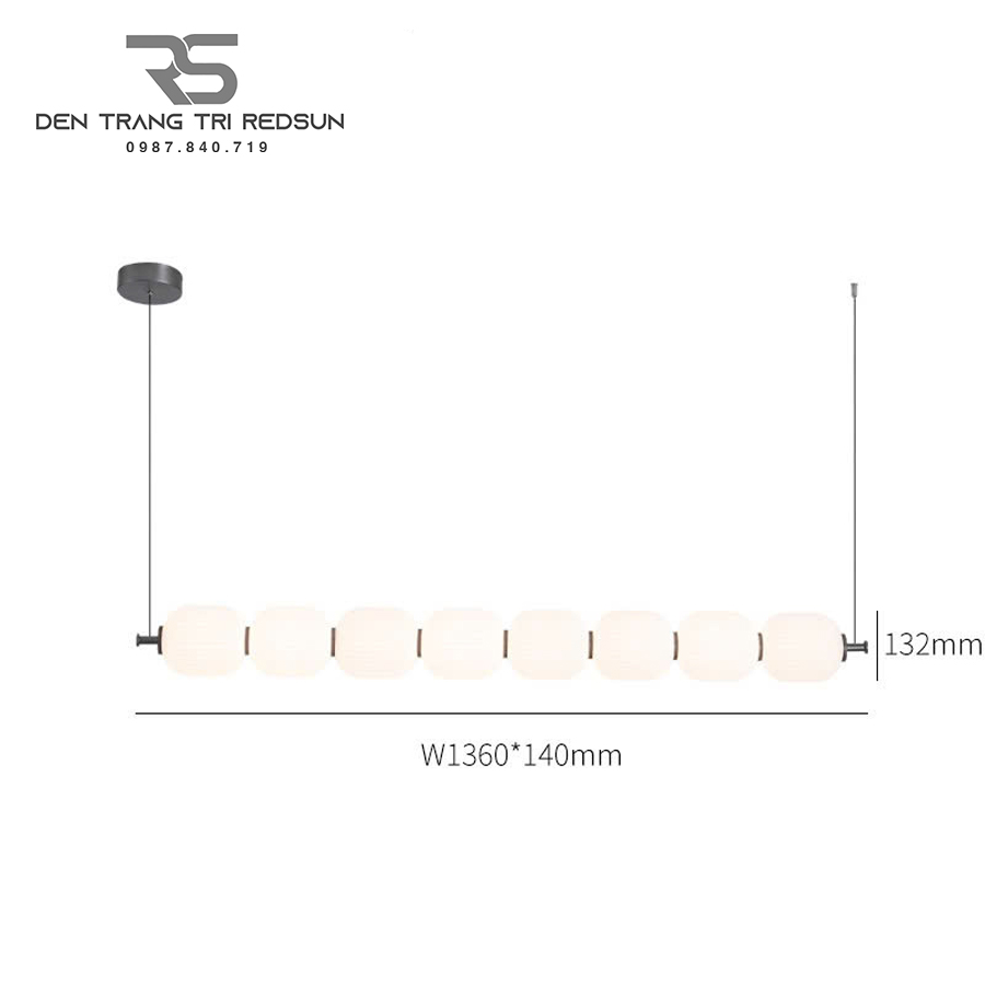 Đèn Thả Bàn Ăn Hiện Đại Phong Cách Bắc Âu Dáng Dài DC-T093