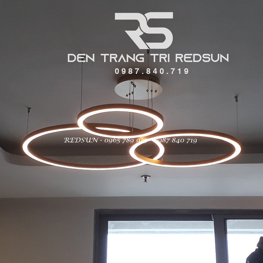 Đèn thả nhiều vòng hiện đại G8 - 3 vòng