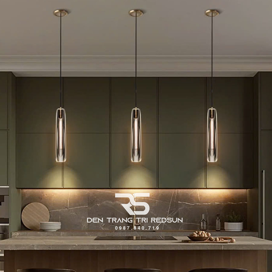 Đèn Thả Trang Trí Quán Cà Phê, Nhà Hàng, Bàn Ăn, Bàn Đảo Phong Cách Bắc Âu CDT-T061