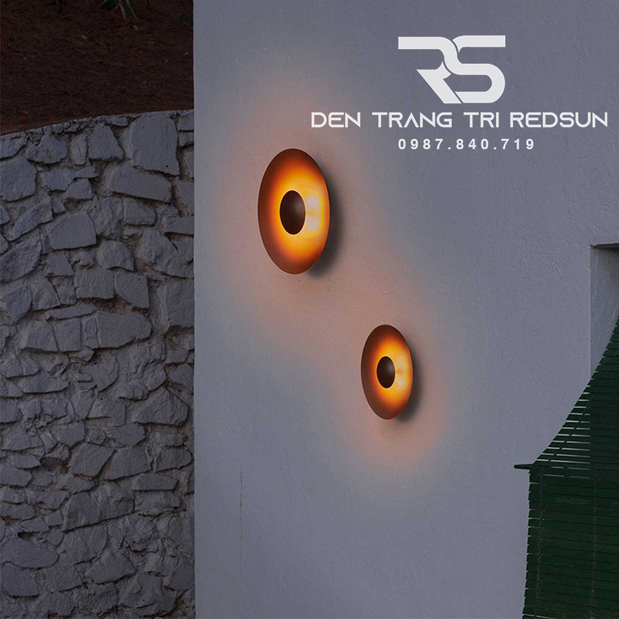 Đèn Tường Trang Trí Phòng Khách, Phòng Ngủ, Cầu Thang Hình Đĩa Bay Phong Cách Bắc Âu  DT-124