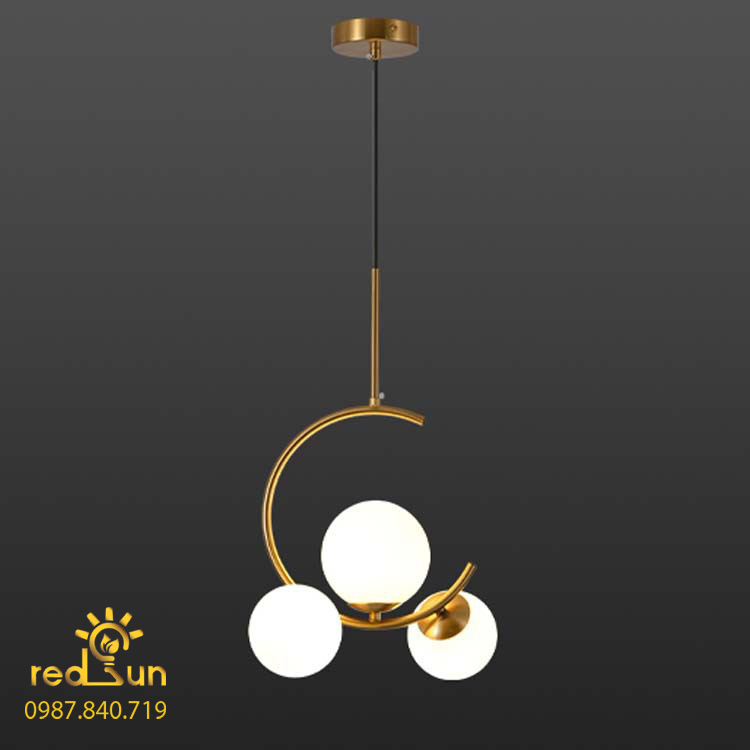 Đèn chùm chữ C 3 cầu hiện đại DC-C7113