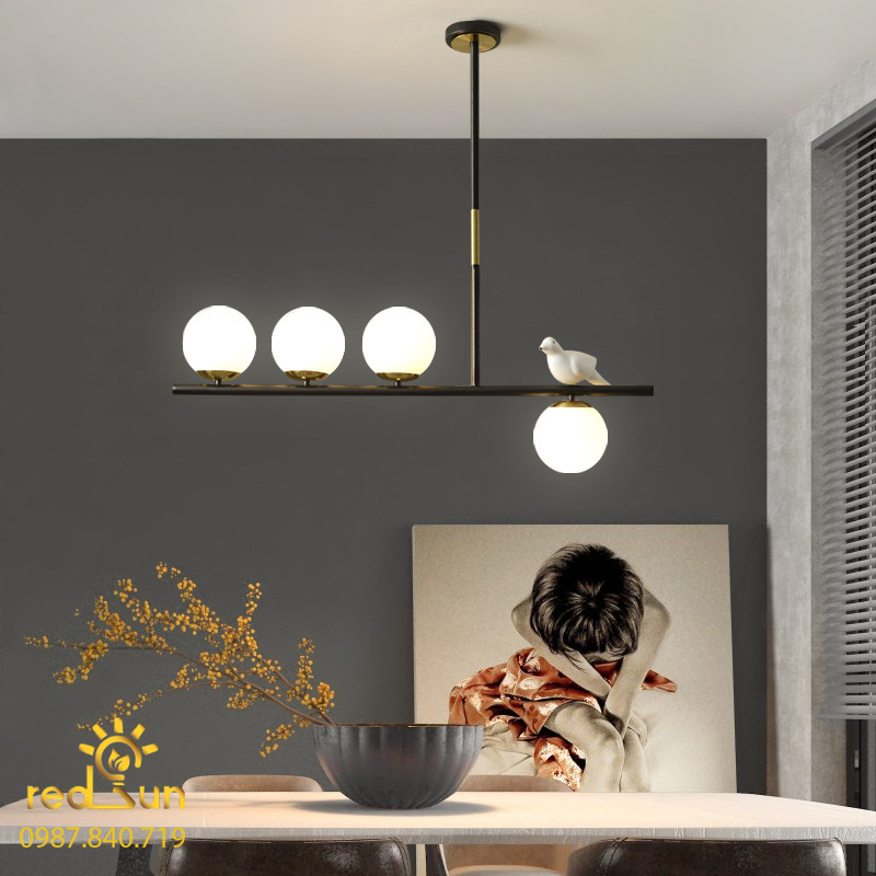 ĐÈN THẢ NGANG CHIM 3,4 CHÓA MỚI TH766