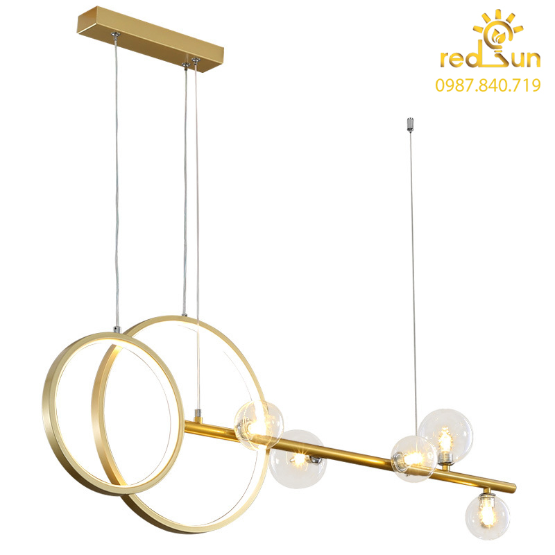 ĐÈN THẢ NGANG 2 VÒNG LED MỚI DC-35