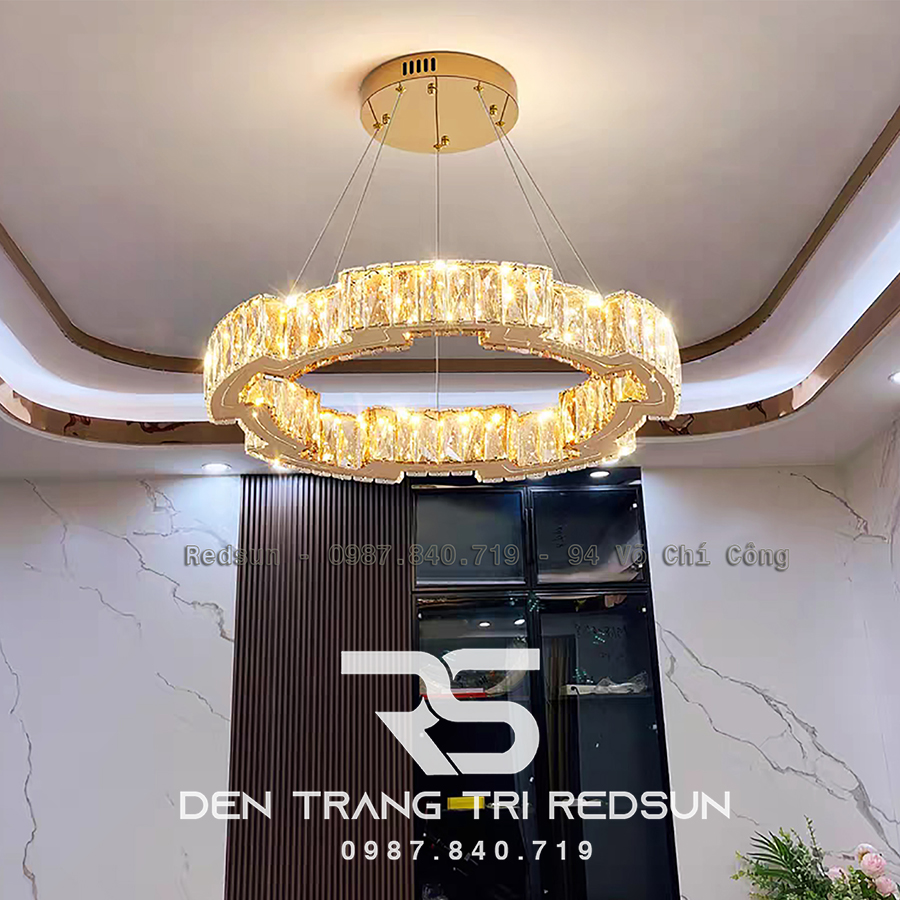 Đèn thả pha lê bàn ăn hiện đại TPL065 | Đèn Trang Trí Redsun | Vận ...