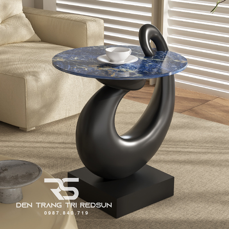 Bàn Để Góc Trang Trí Nội Thất Trừu Tượng Hiện Đại Hình Thiên Nga Phong Cách Pháp DDC-ZG003