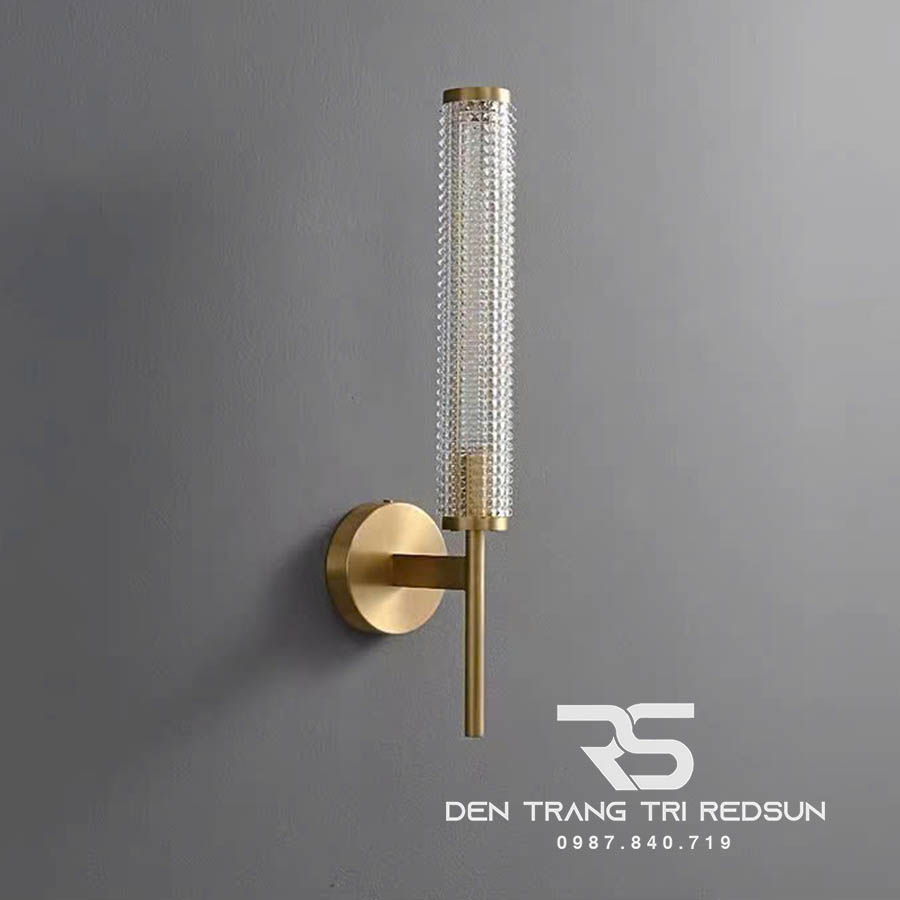 Đèn Tường Trang Trí Phòng Khách, Phòng Ngủ, Cầu Thang Phong Cách Bắc Âu Chất Liệu Pha Lê DTP-006