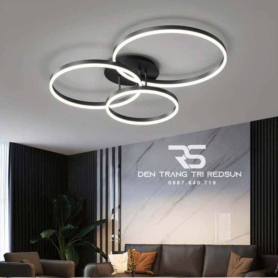 Đèn Mâm Ốp Trần Phòng Khách, Phòng Ngủ Hiện Đại MN345