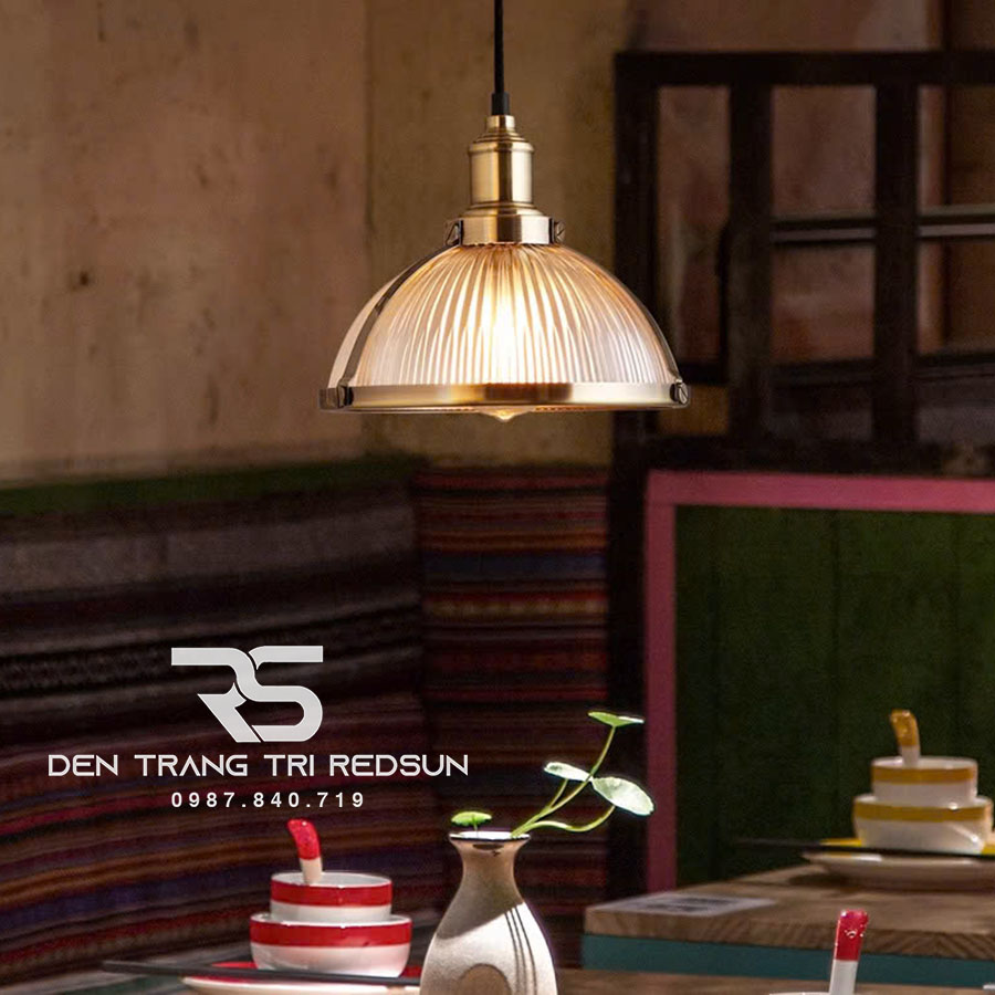 Đèn Thả Trang Trí Bàn Ăn, Bàn Đảo, Quán Cà Phê Phong Cách Retro CDT-1036