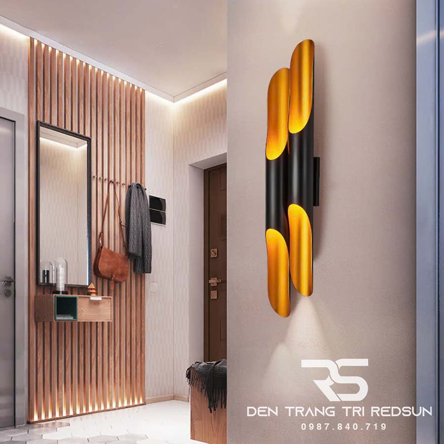 Đèn Tường Hình Sáo Trúc Đôi Trang Trí Quán Cafe, Nhà Hàng, Phòng Khách, Phòng Ngủ, Cầu Thang DT1126