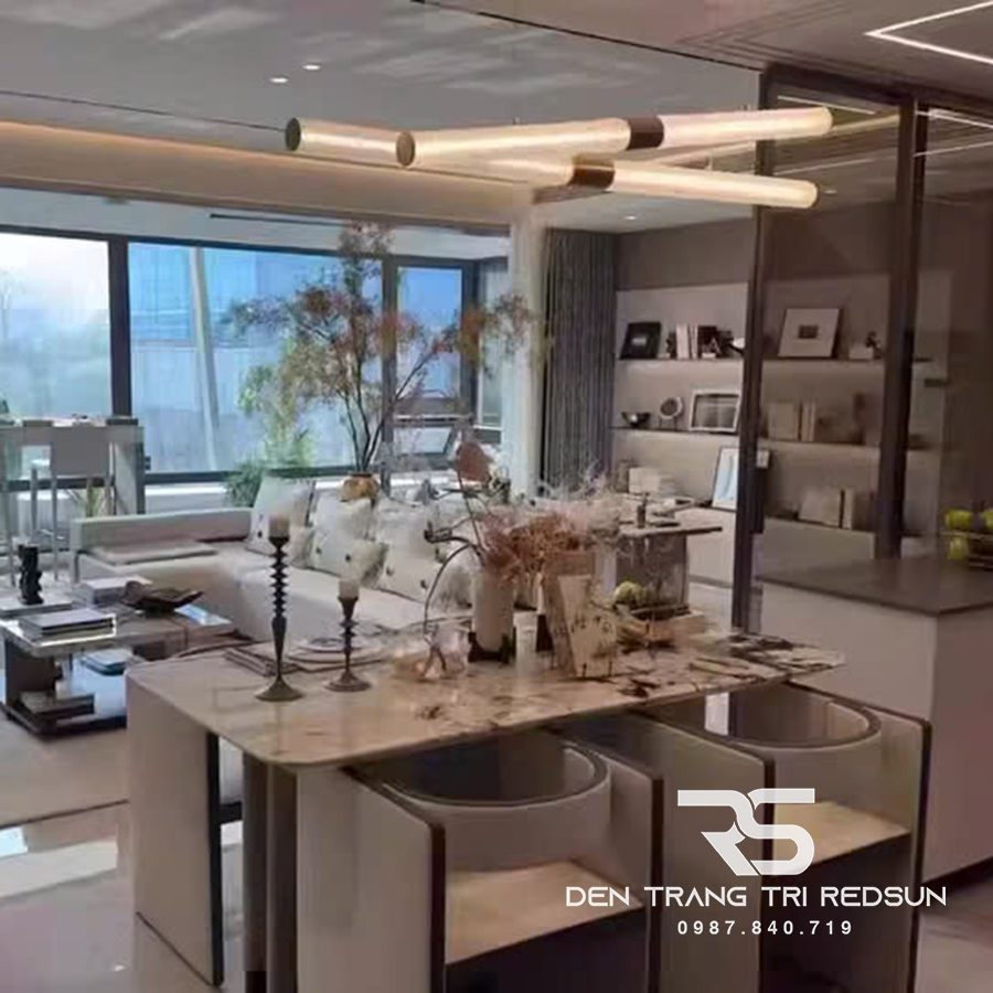 Đèn Thả Bàn Ăn Hiện Đại Phong Cách Bắc Âu Dáng Dài DC-T098