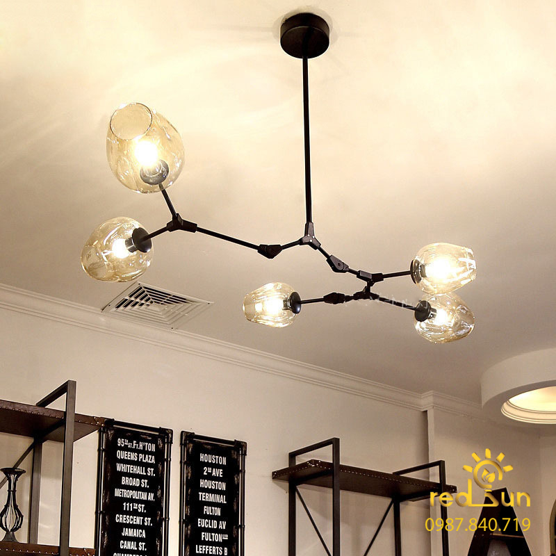 Đèn chùm nghệ thuật Lindsey 5 bóng DC-165
