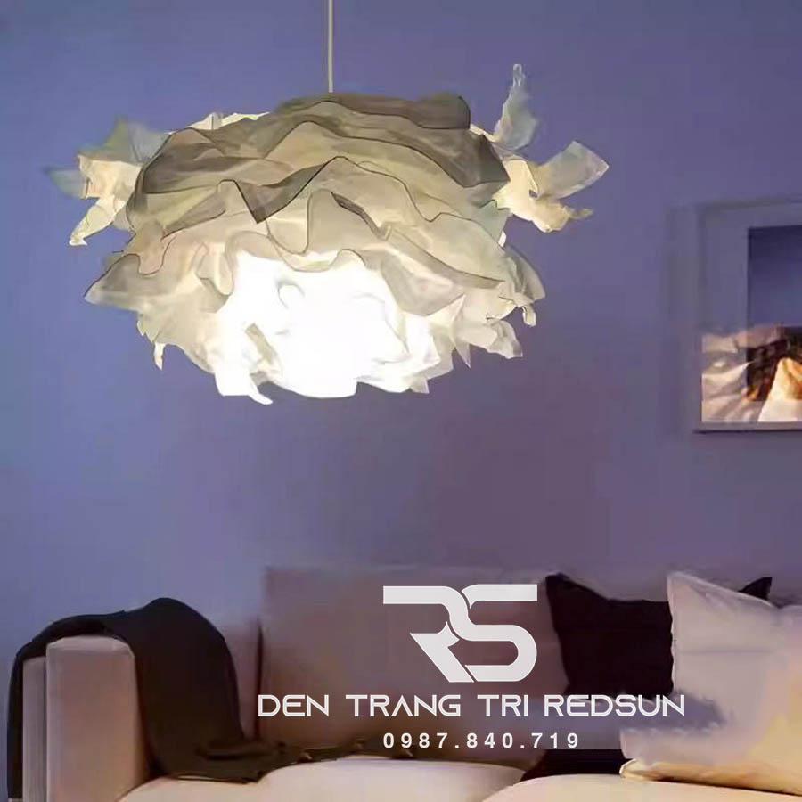 Đèn Thả Phòng Khách, Phòng Ăn, Phòng Ngủ Hiện Đại Hình Hoa Chất Liệu Giấy CDT-1061