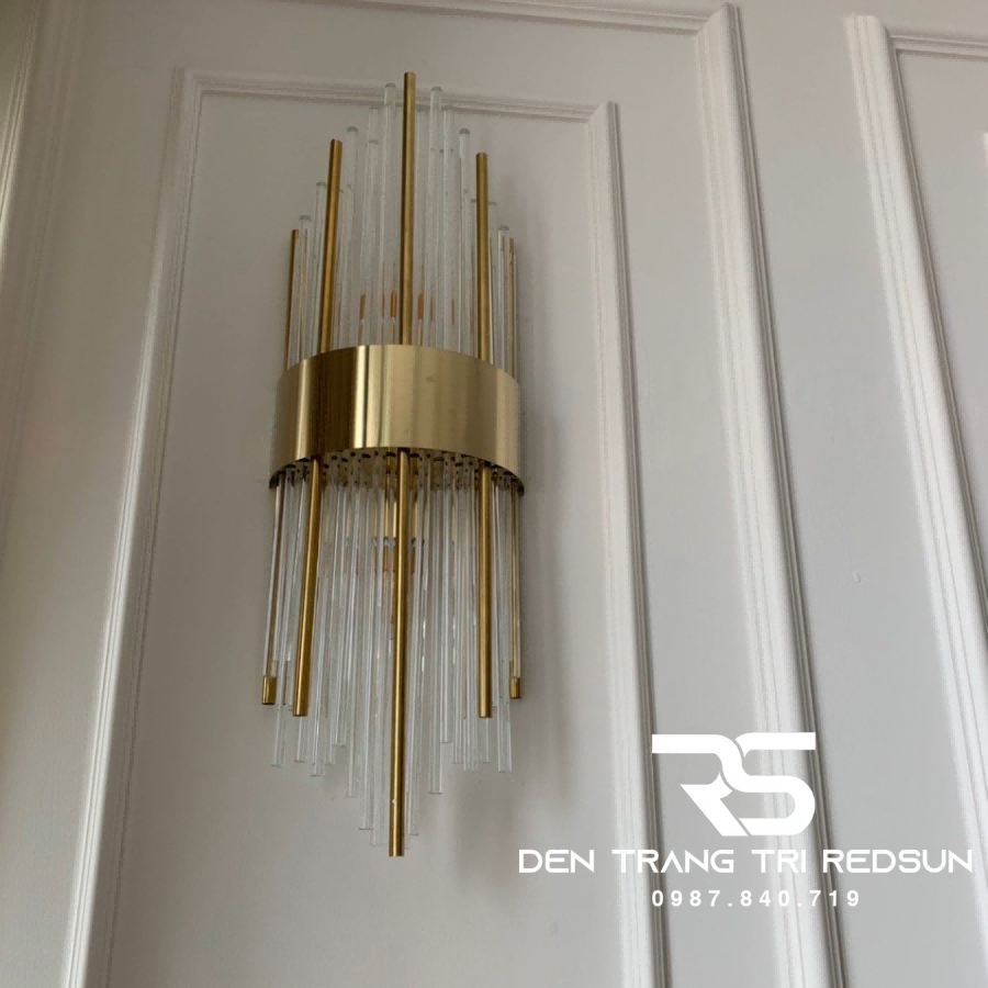 Đèn Tường Pha Lê Trang Trí Phòng Khách Hiện Đại L6002-V
