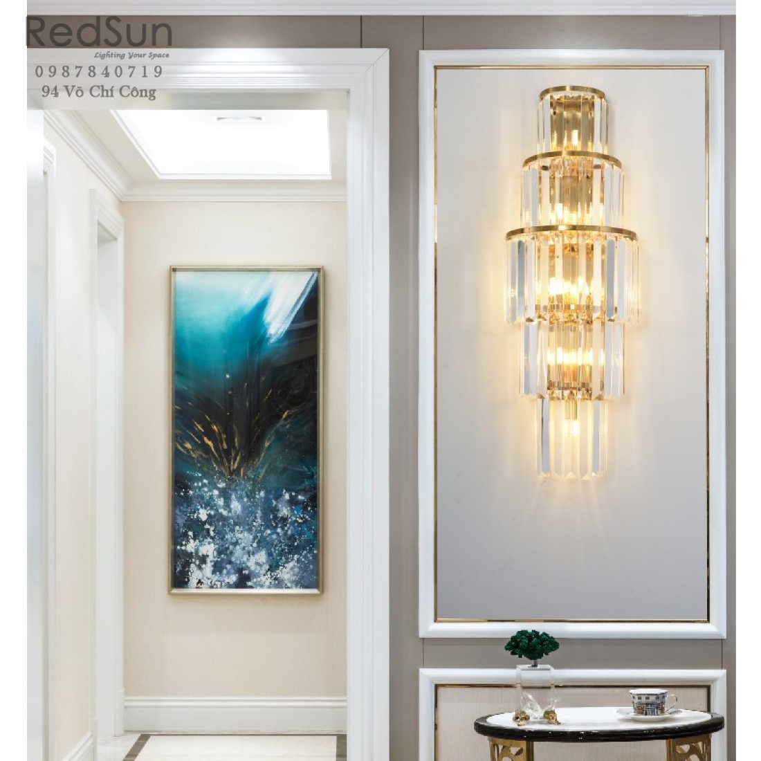 Đèn tường pha lê phong cách hiện đại DT1141