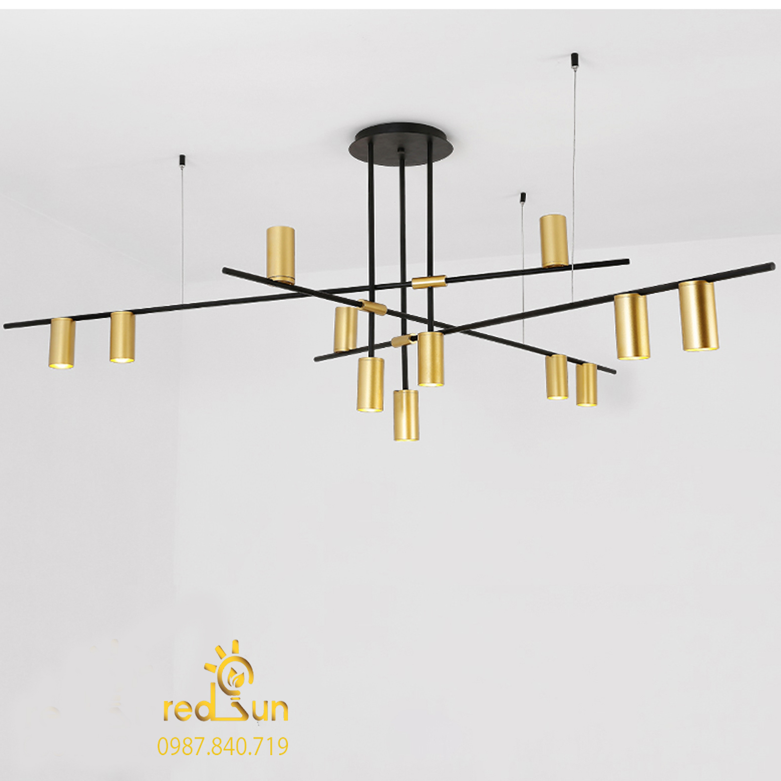 Đèn chùm Nordic 12 bóng rọi DC-T005