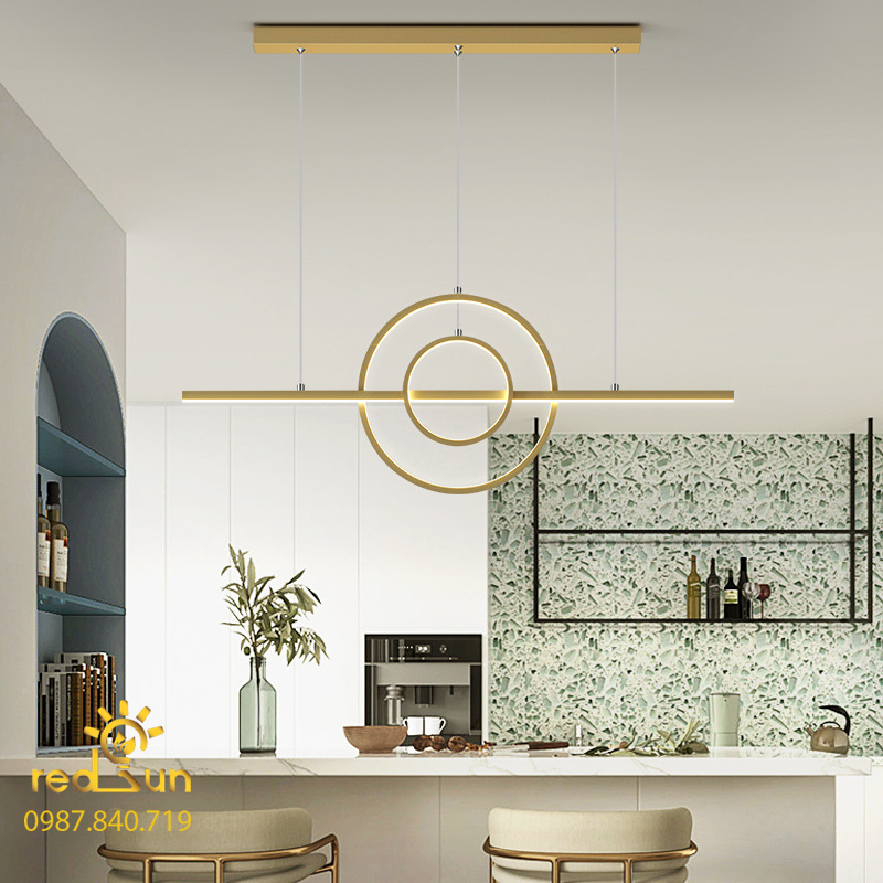 ĐÈN THẢ NGANG 2 VÒNG LED MỚI DC-C5081