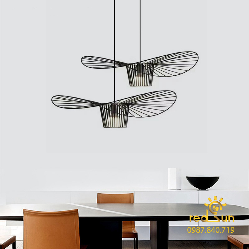 Đèn chùm mũ rơm Nordic DC-290